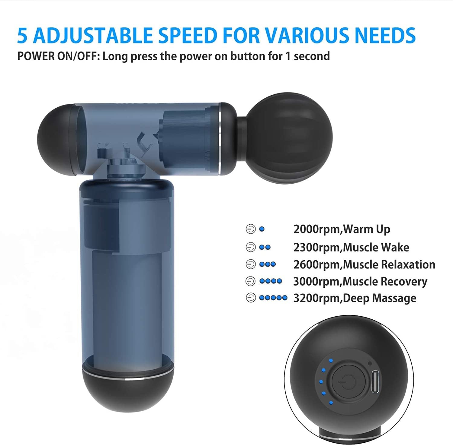 Deep Tissue Percussion Muscle Massager